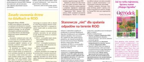 Informator "działkowca" lipiec 2025 - 27.06.2025