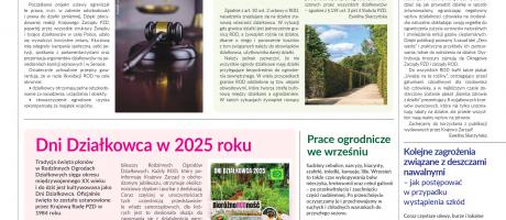 Informator "działkowca" wrzesień 2025 