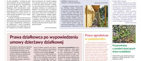 Informator "działkowca" październik 2025 